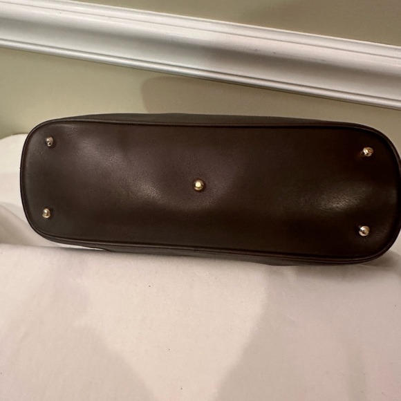 Gucci vintage brown leather bamboo bag with brown leather strap for a crossbody - Picture 6 of 12